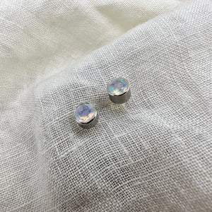 Daily, Birthstone Bezel Studs