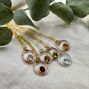 Adorn, Birthstone Necklace