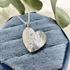 Eucalyptus Heart, Melt Necklace