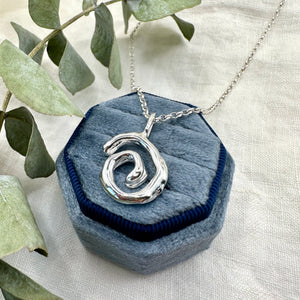 Spiral, Melt Necklace