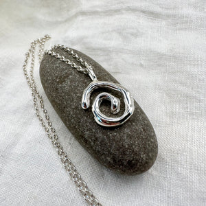 Spiral, Melt Necklace