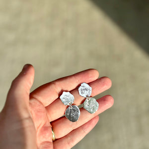 Melted, Reflection Earrings