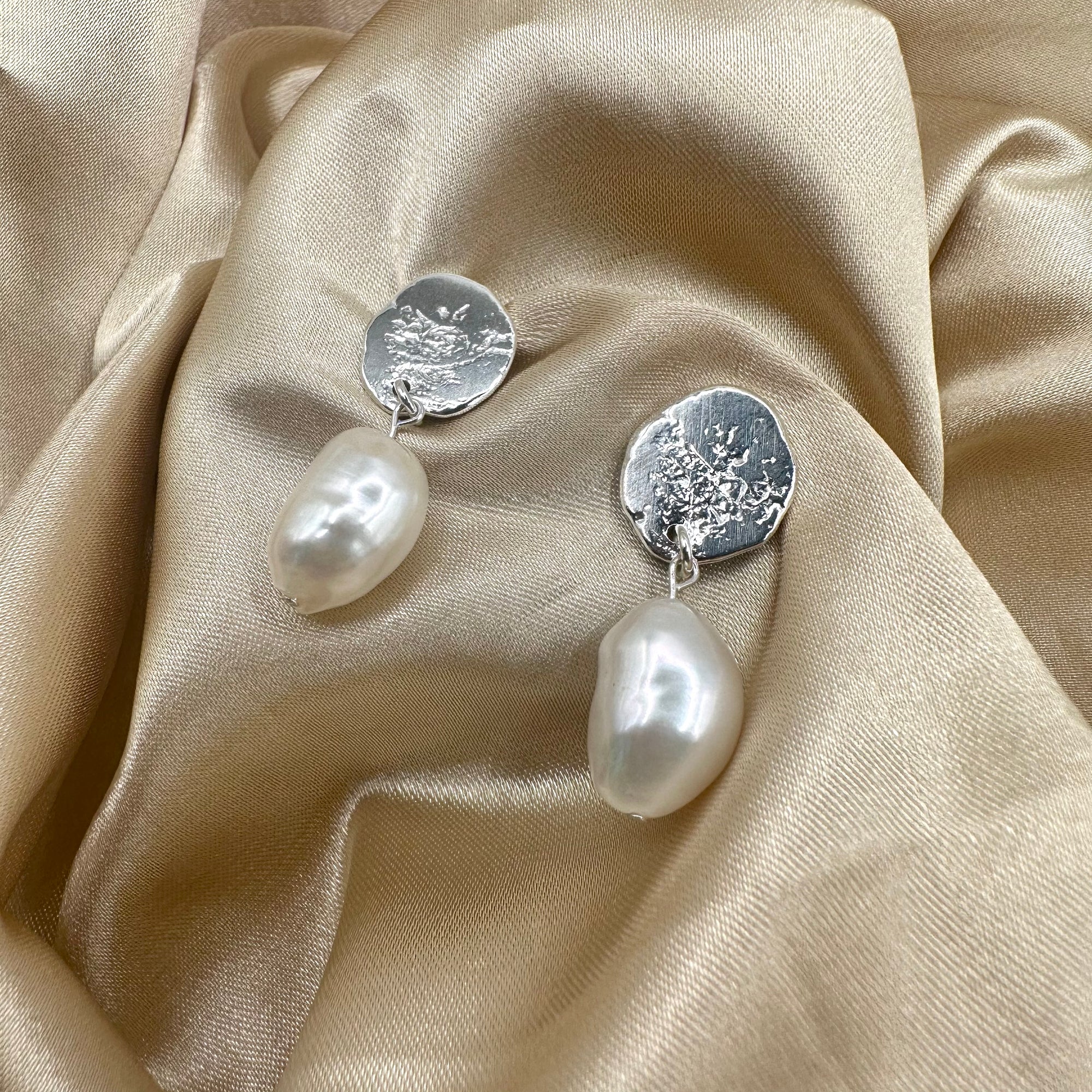 Melted Pearl Earrings