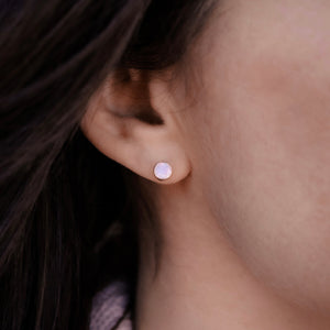 Daily, Birthstone Bezel Studs