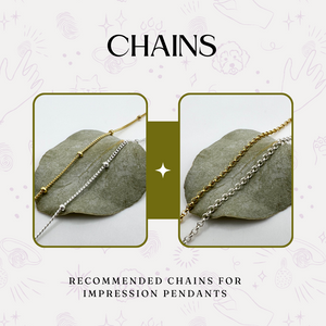 Chains for Impression Pendants