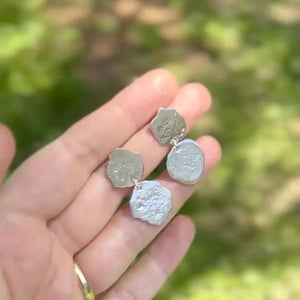 Melted, Reflection Earrings